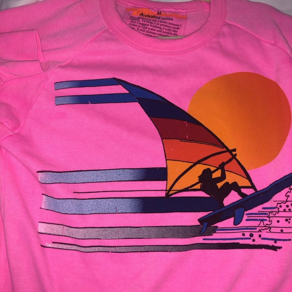 Aviation Nation Womens crewneck sweatshirt.